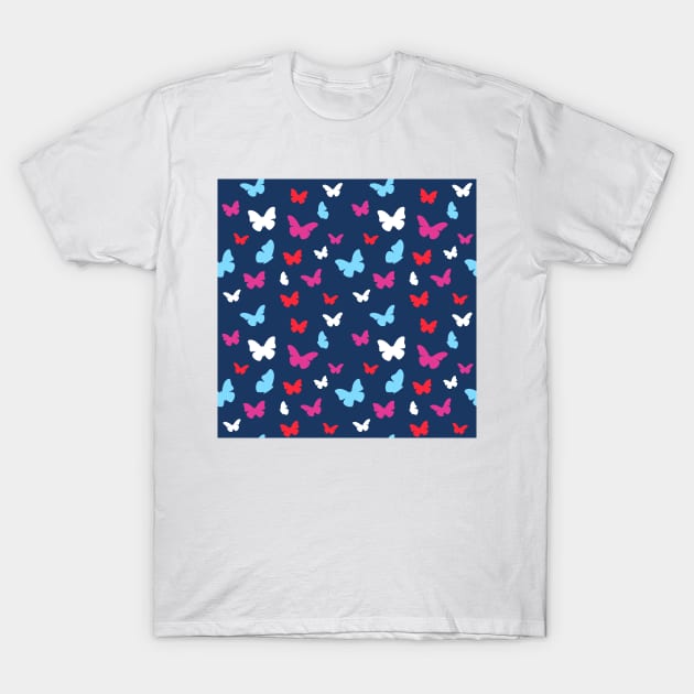 Butterfly pattern T-Shirt by tomrothster